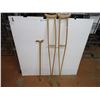 Image 1 : * Vintage Pair of Crutches-52" Tall and Cane-33" Tall