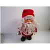 Image 4 : Christmas Decor-Candle Holder/Candles, Santa Figure and Serving Tray