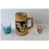 Image 6 : Goblets, Stein, (2) Collector Plates, Shot Glasses