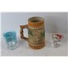 Image 7 : Goblets, Stein, (2) Collector Plates, Shot Glasses