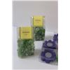 Image 3 : (8) Floral Shaped Candles & (4) Bags of Decorative Gems (All NIB)