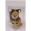 Image 2 : Disney Theme Park Bee Poo Bean Bag Winnie Pooh Beanie Plush 8" w/ Tag & Case