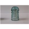 Image 8 : (5) Glass Insulators - (3) Hemingray No.9 Blue, (1) Dominion - 16 & (1) Unmarked