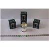Image 1 : (4) International Silver Company Vanilla Scented Candles (Silver Plated, NIB)