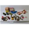 Image 1 : 30-30 Brass Cartridges -Math Box Cars - Lego Bricks - Oil Lamp - Drum of Tools Screw Driver Set - Gl