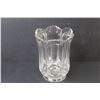 Image 3 : Assortment of Crystal & Glass Pieces - Vase - candle Sticks Glasses - Creamer & Sugar