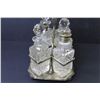 Image 2 : Vintage Cruet Set w/Stand