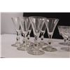 Image 3 : Glassware (4) Crystal Goblets, (7) Liqueur Glasses & (6) Glass Tumblers