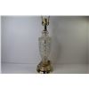Image 6 : Glass & Brass Lamp (untested)