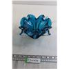 Image 1 : Blue Flower Art Glass
