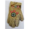 Image 2 : Pair of Leather Beaded Gloves