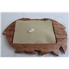 Image 4 : Wooden Dolphin Mirror - 13" x 8 1/2"