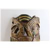 Image 2 : Carved Inca Mask Wall Decoration - 9" x 21 1/2"