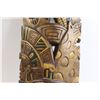Image 3 : Carved Inca Mask Wall Decoration - 9" x 21 1/2"