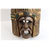 Image 4 : Carved Inca Mask Wall Decoration - 9" x 21 1/2"