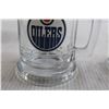 Image 3 : (2) Edmonton Oilers Glass Mugs