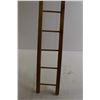 Image 2 : *Wooden Skinny Decorative Ladder - 4 3/4" x 5'
