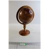 Image 1 : Wooden Globe - Barely Spins, Base has Been Glued