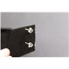 Image 3 : Sterling Silver Cubic Zirconia Stud Earrings