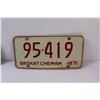 Image 3 : (3) Saskatchewan License Plates: 1974, 1971, 1990's Continuous