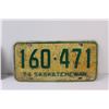 Image 4 : (3) Saskatchewan License Plates: 1974, 1971, 1990's Continuous