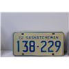 Image 2 : (4) Saskatchewan License Plates: 1976, 1973, 1971, 1972