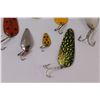 Image 2 : (9) 6 - Fishing Lures; Fish Skinner/Scaler; 2 Lead Heads; Pickeral Rig