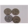 Image 7 : Lot of 23 Coins: Eisenhower 1976; Nickels 1940's-1960's; 1962 Silver Canadian Quarter