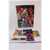 Image 1 : DC Comics 75th Anniversary Posterbook; Batman Handbook; Superman Handbooks; Scott Pilgrim Poster