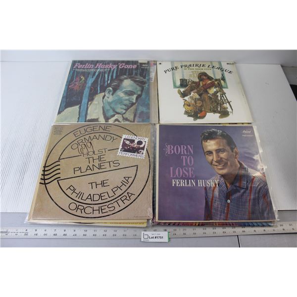 (10) Records (The Planets, Pure Prairie League, Ferlin Husky, etc.)