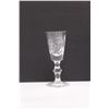 Image 3 : (11) Crystal Wine Glasses & (8) Crystal Liqueur Glasses (One Has Small Chip on Rim)