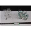 Image 1 : Glassware - (4) Small Wine Glasses & (4) Glass Tumblers