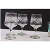 Image 2 : Glassware - (4) Small Wine Glasses & (4) Glass Tumblers