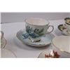 Image 6 : (6) Fine Bone China Tea Cups w/Saucers Of Various Makers - Royal Kendal, Duchess, Coalport, Colcough