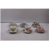 Image 8 : (6) Fine Bone China Tea Cups w/Saucers Of Various Makers - Royal Kendal, Duchess, Coalport, Colcough