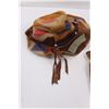 Image 3 : (2) Suede Leather Fisherman's/Bucket Hats & Gloves (XL ?)