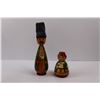 Image 2 : Unmarked Painted Wooden Dolls