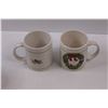 Image 8 : (8) Christmas Theme Coffee Mugs & Shell Shaped Dish