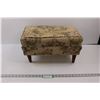 Image 1 : Vintage Foot Stool/Ottoman - Shows Wear