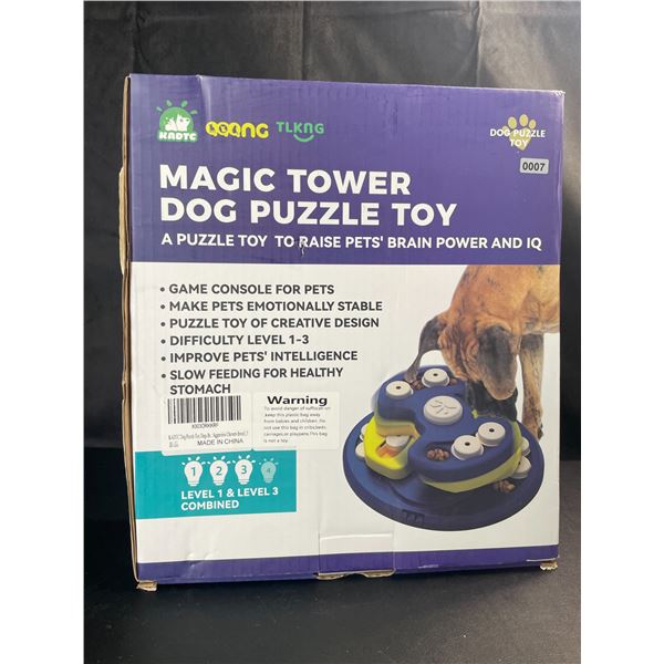 Lot of 1 Magic Tower Dog Puzzle Toy/Slow Feeding Pet Food Toy Bowl - Brand New