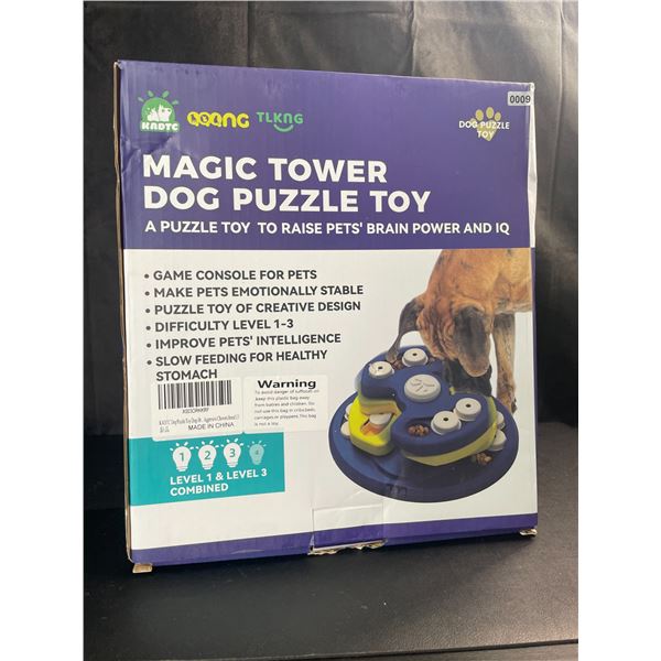 Lot of 1 Magic Tower Dog Puzzle Toy/Slow Feeding Pet Food Toy Bowl - Brand New