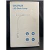Image 2 : Lot of 1 Shlinux LED Desk Lamp - Clamp Lamp w/ Flexible Gooseneck; 18inch Wide Size - Brand New!