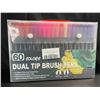 Image 1 : Lot of 1 Set of Dual Tip Artist Markers/Pens - 60 Colours - Brand New!