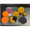 Image 1 : Lot of 1 Drill Brush Cleaning/Detailing Attachment Set - 11 PCS - Brand New!