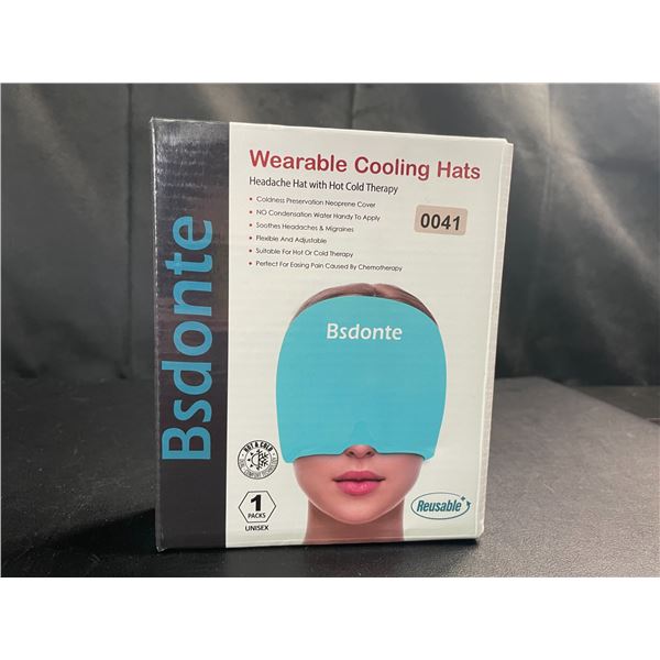 Lot of 1 Wearable Cooling Hat - Headache/Migraine Relief Hat with Hot & Cold Therapy - Brand New!