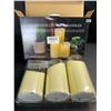 Image 2 : Lot of 1 Box of LED Flameless Mood Candles w/ Remote Control - 3 Sizes Included - Brand New!