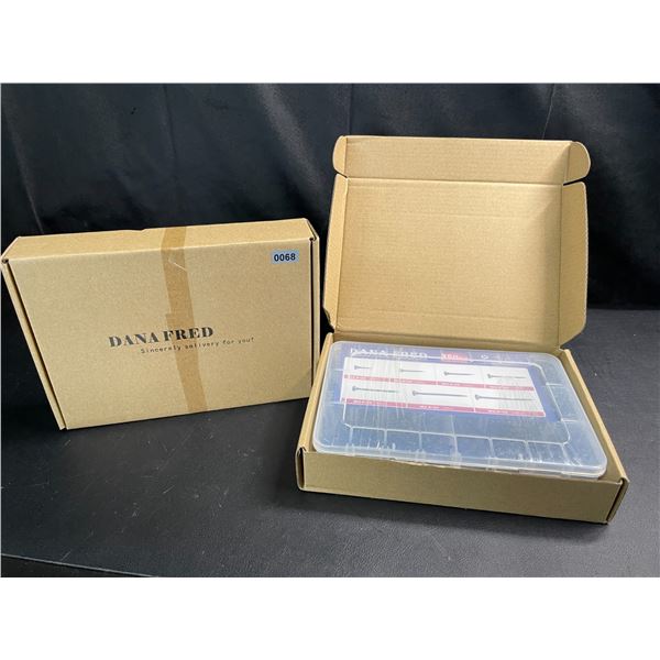 Lot of 2 Boxes of Dana Fred Assorted Philips Screw Sets - Brand New - 350PCS per box