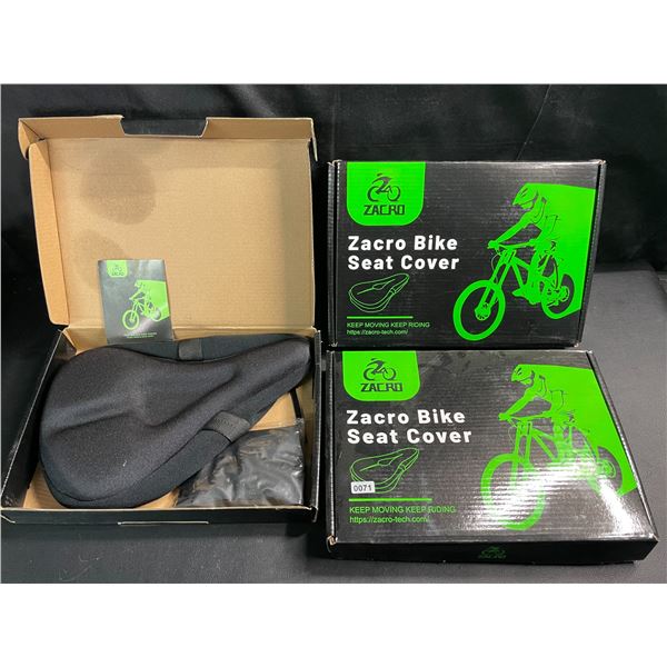Lot of 3 Zacro Gel Bike Seat Covers - Brand New!
