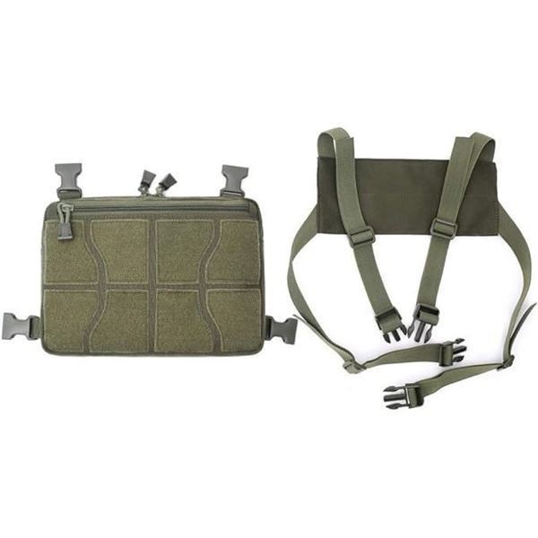 Lot of 1 Tactical Adjustable Chest/Shoulder Bag - Green