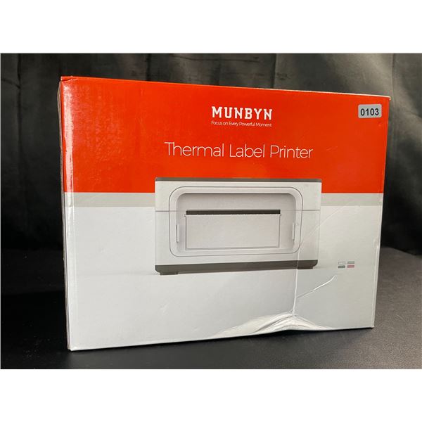 Lot of 1 Munbyn Thermal Label Printer - USB Label/Shipping Label Printer - Brand New! ($180 RETAIL!)